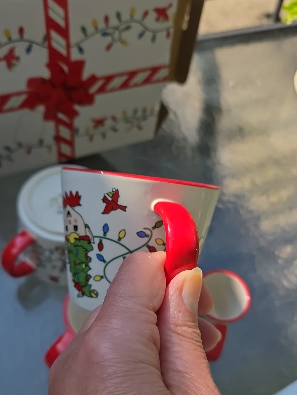Temp-tations by Tara Christmas Character Mug Set of 4 Gift Box Santa Snowman New
